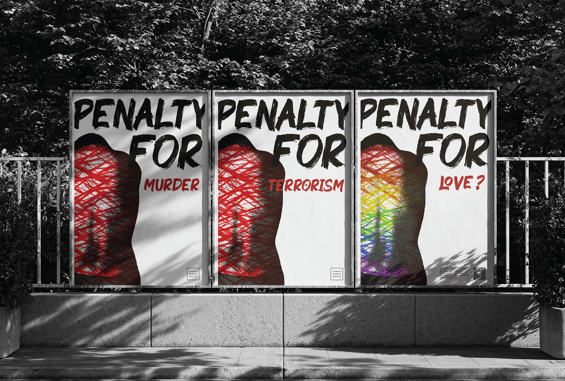campaign three posters mockup